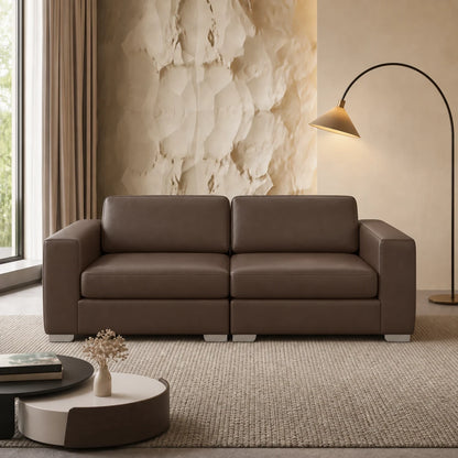 Sectionnel modulaire Nova - Cuir