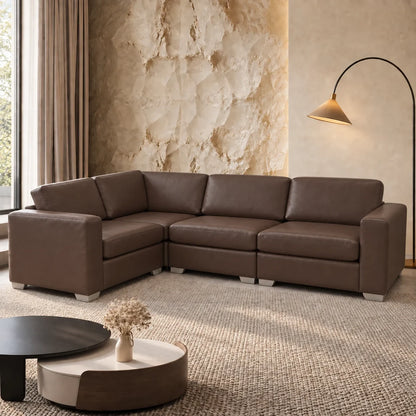 Sectionnel modulaire Nova - Cuir