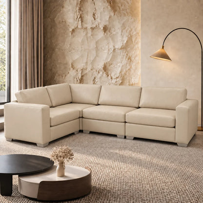 Sectionnel modulaire Nova - Cuir