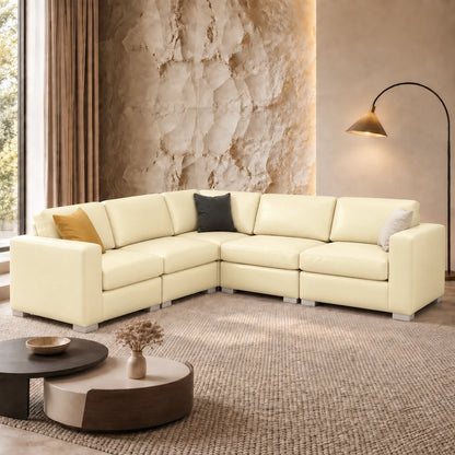 Sectionnel modulaire Nova - Cuir