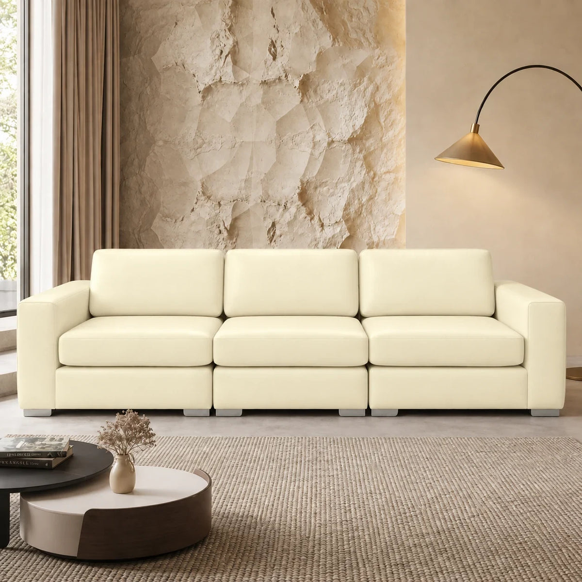 Sectionnel modulaire Nova - Cuir