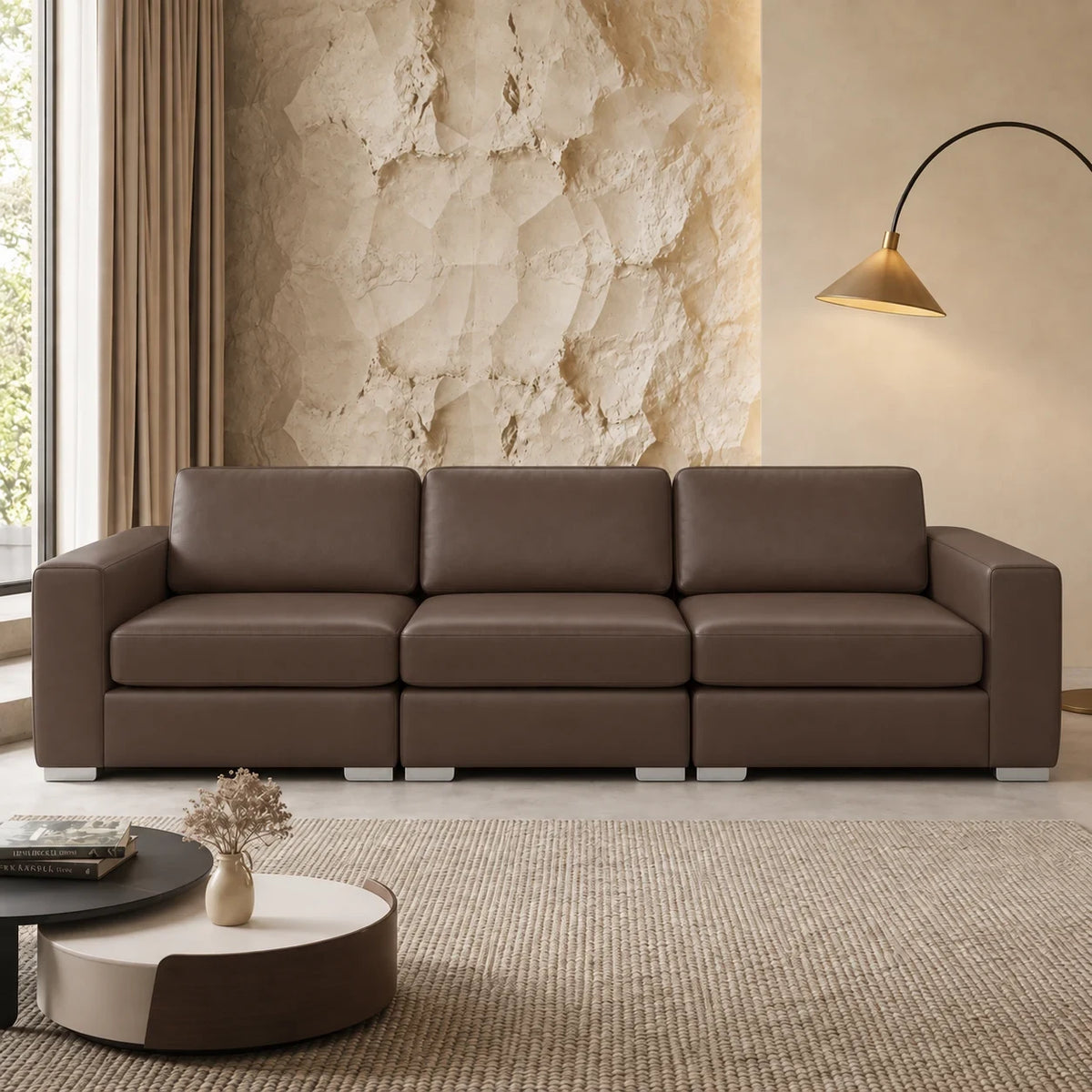 Sectionnel modulaire Nova - Cuir