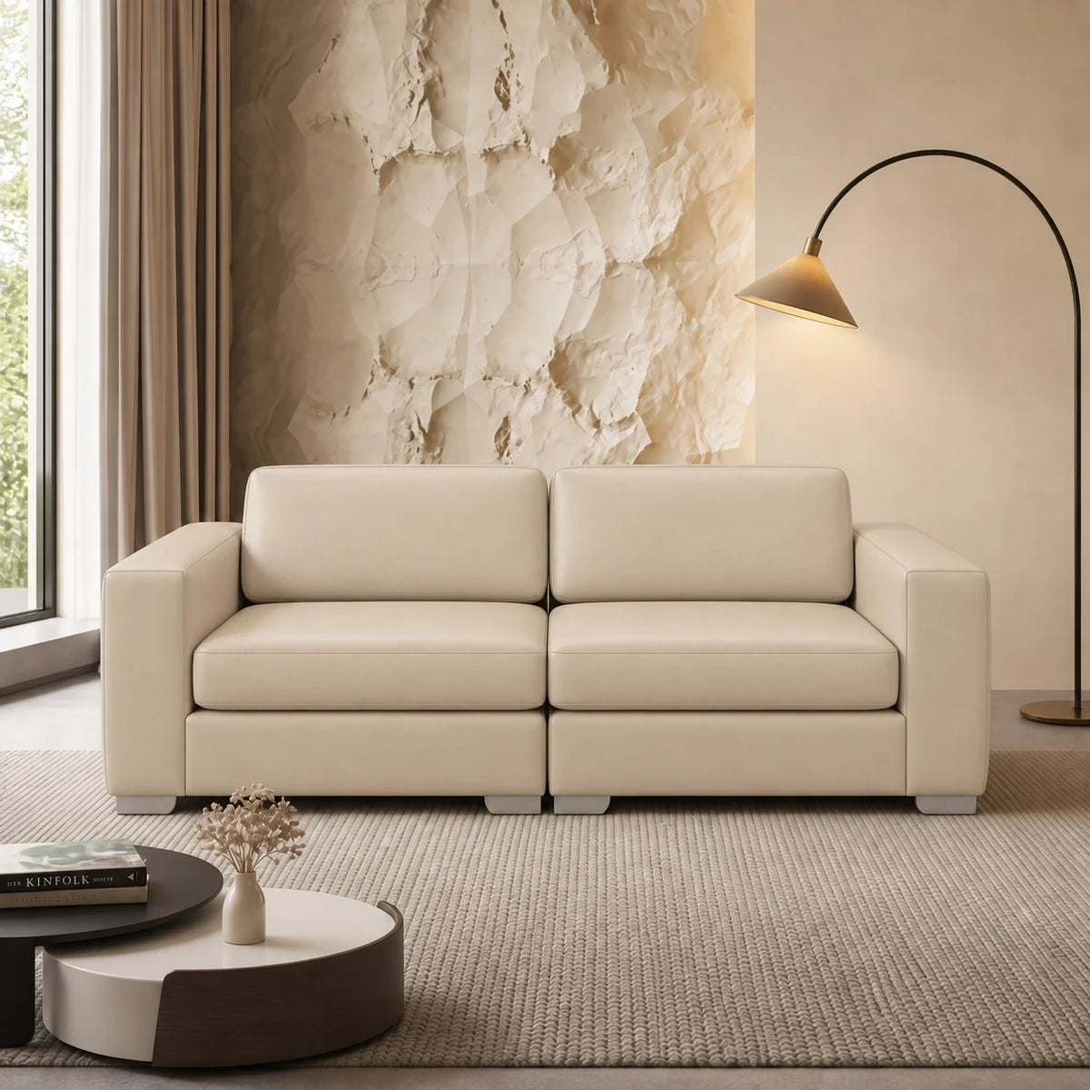 Sectionnel modulaire Nova - Cuir