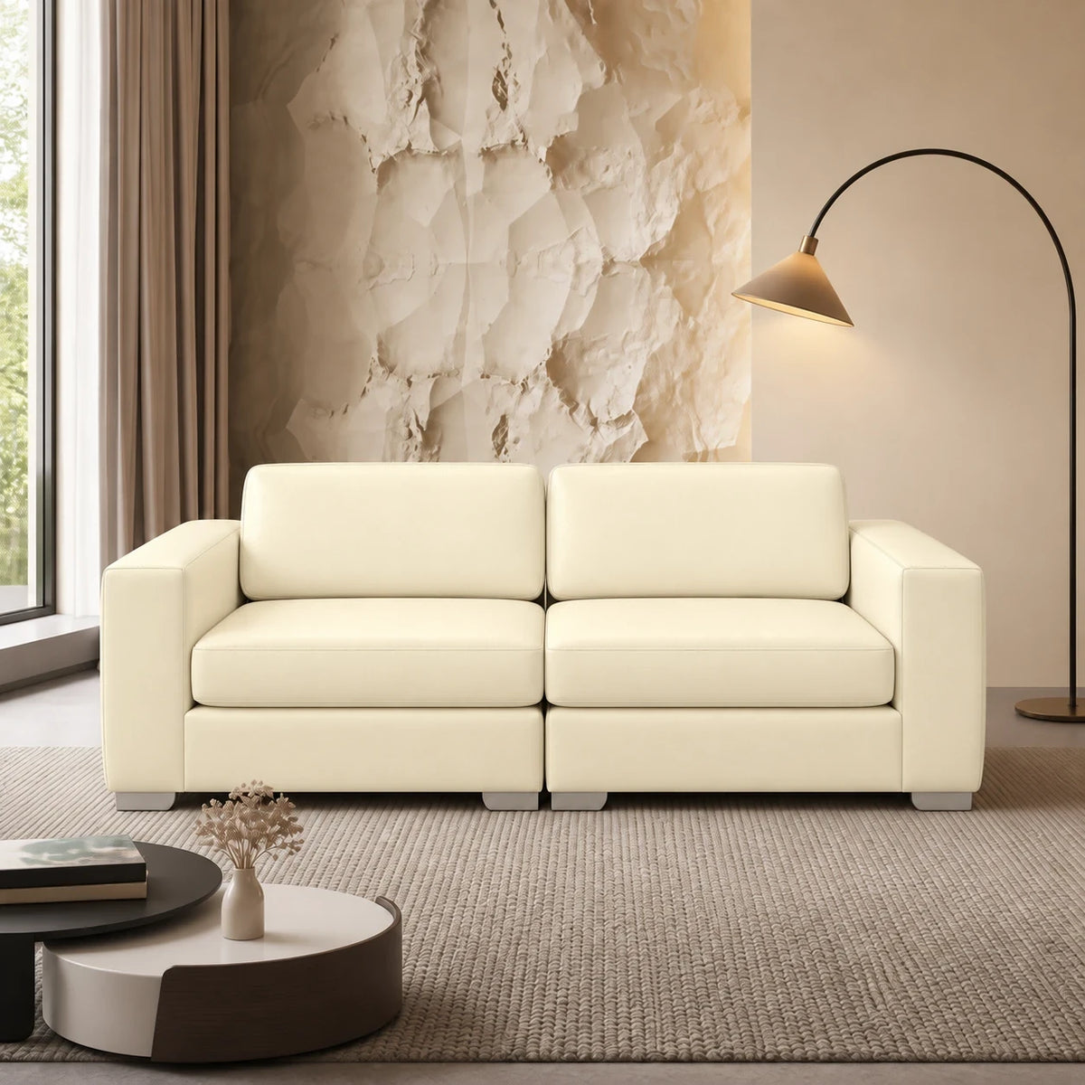 Sectionnel modulaire Nova - Cuir