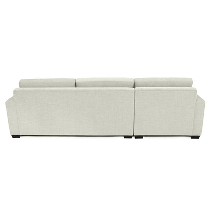 Canapé d'angle Mesa avec méridienne à droite - Tissu