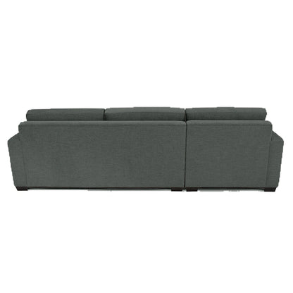 Canapé d'angle Mesa avec méridienne à droite - Tissu