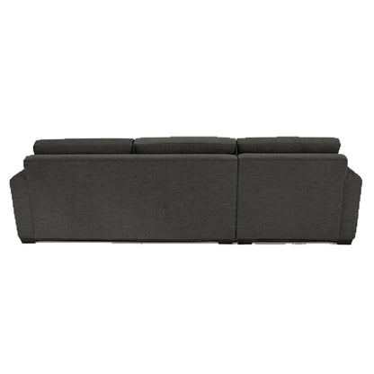 Canapé d'angle Mesa avec méridienne à droite - Tissu