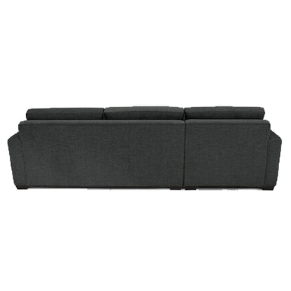 Canapé d'angle Mesa avec méridienne à droite - Tissu