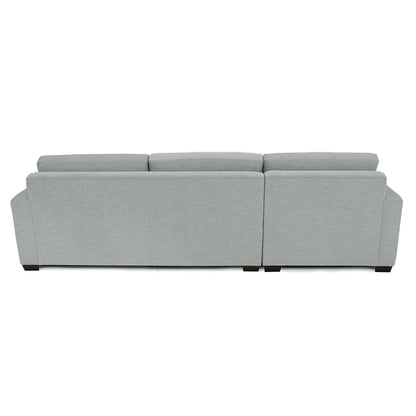Canapé d'angle Mesa avec méridienne à droite - Tissu