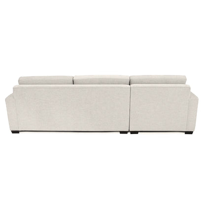 Canapé d'angle Mesa avec chaise longue à gauche - Tissu