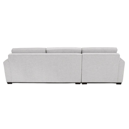 Canapé d'angle Mesa avec chaise longue à gauche - Tissu