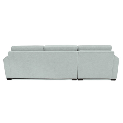 Canapé d'angle Mesa avec chaise longue à gauche - Tissu
