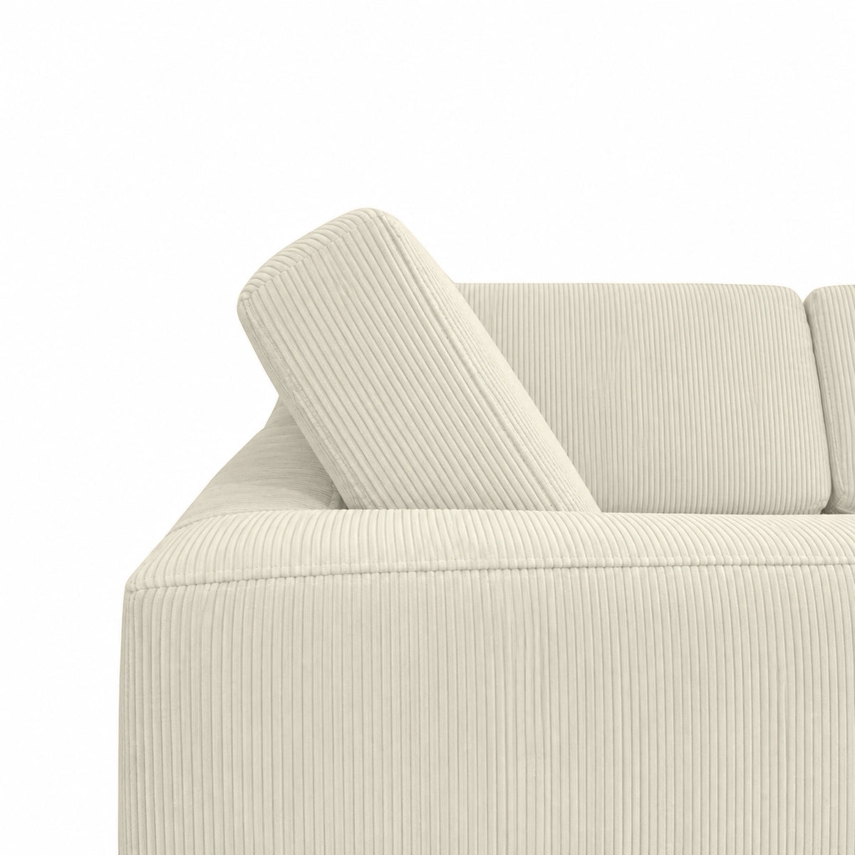Canapé d'angle modulable Nova - Corduroy