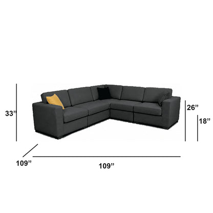 Sectionnel modulaire Nova - Cuir