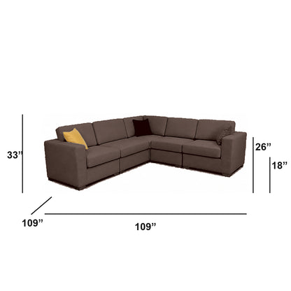 Sectionnel modulaire Nova - Cuir