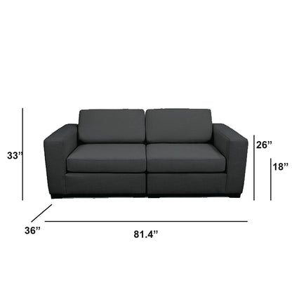Sectionnel modulaire Nova - Cuir
