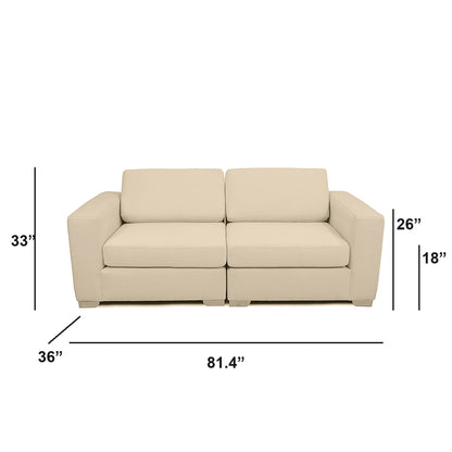 Sectionnel modulaire Nova - Cuir