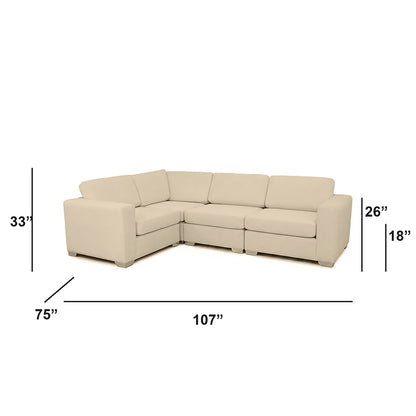 Sectionnel modulaire Nova - Cuir