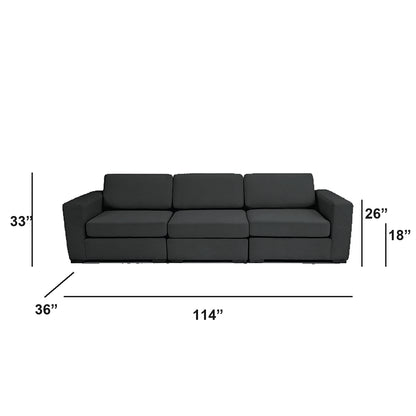 Sectionnel modulaire Nova - Cuir
