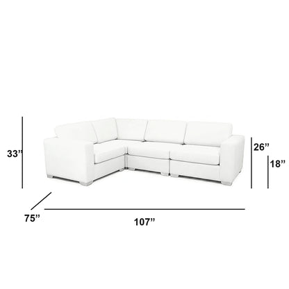 Sectionnel modulaire Nova - Cuir