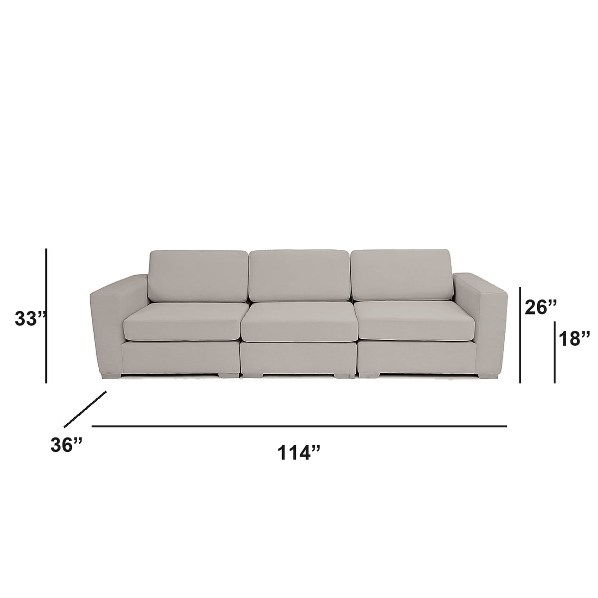 Canapé d'angle modulable Nova - Corduroy