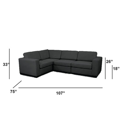 Sectionnel modulaire Nova - Cuir
