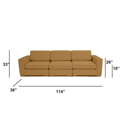 Sectionnel modulaire Nova - Velours