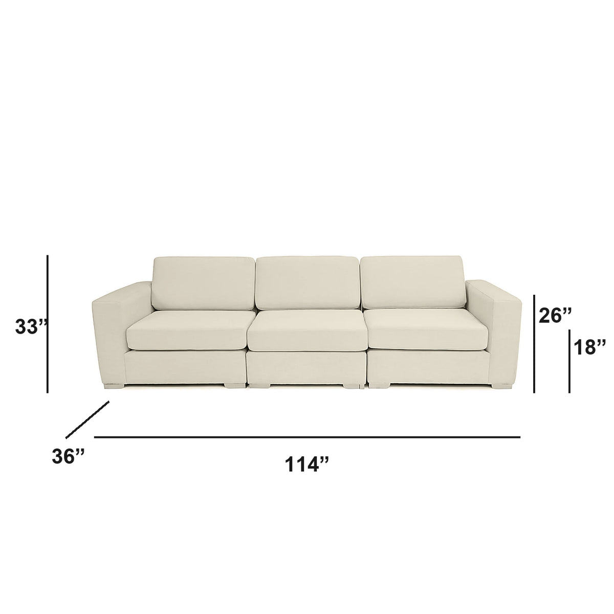 Canapé d'angle modulable Nova - Corduroy