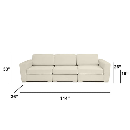Canapé d'angle modulable Nova - Corduroy