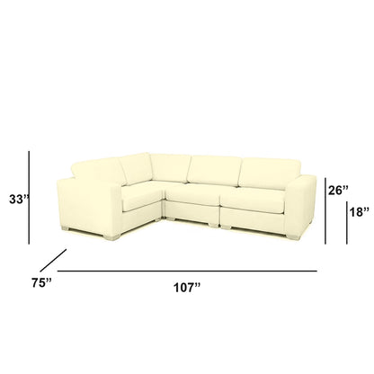 Sectionnel modulaire Nova - Cuir