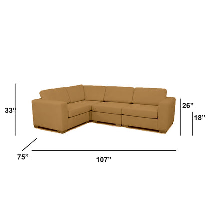 Sectionnel modulaire Nova - Velours