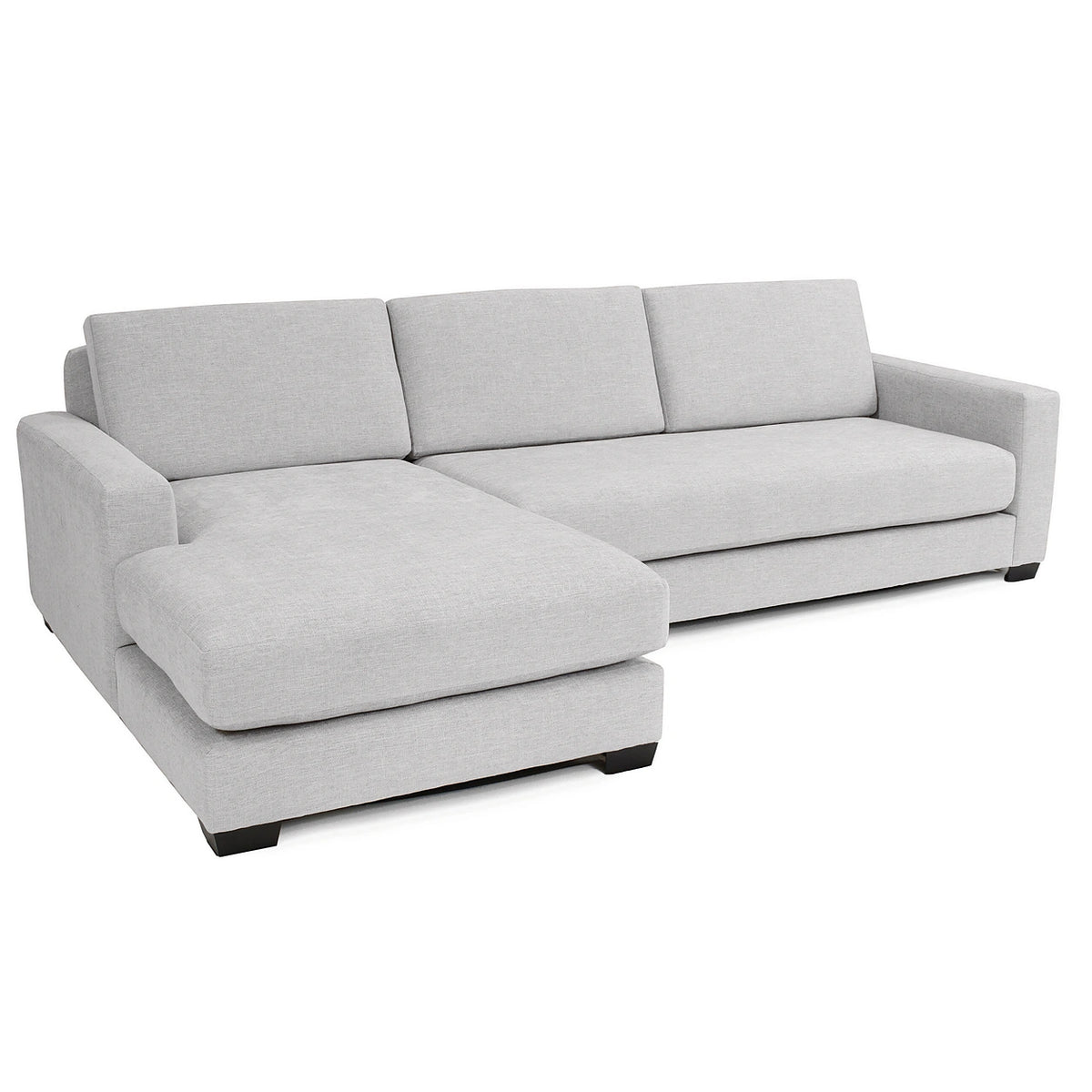 Canapé d'angle Mesa avec chaise longue à gauche - Tissu
