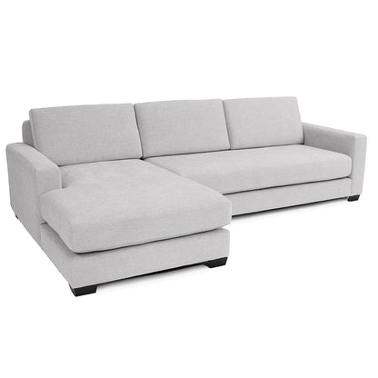 Canapé d'angle Mesa avec chaise longue à gauche - Tissu