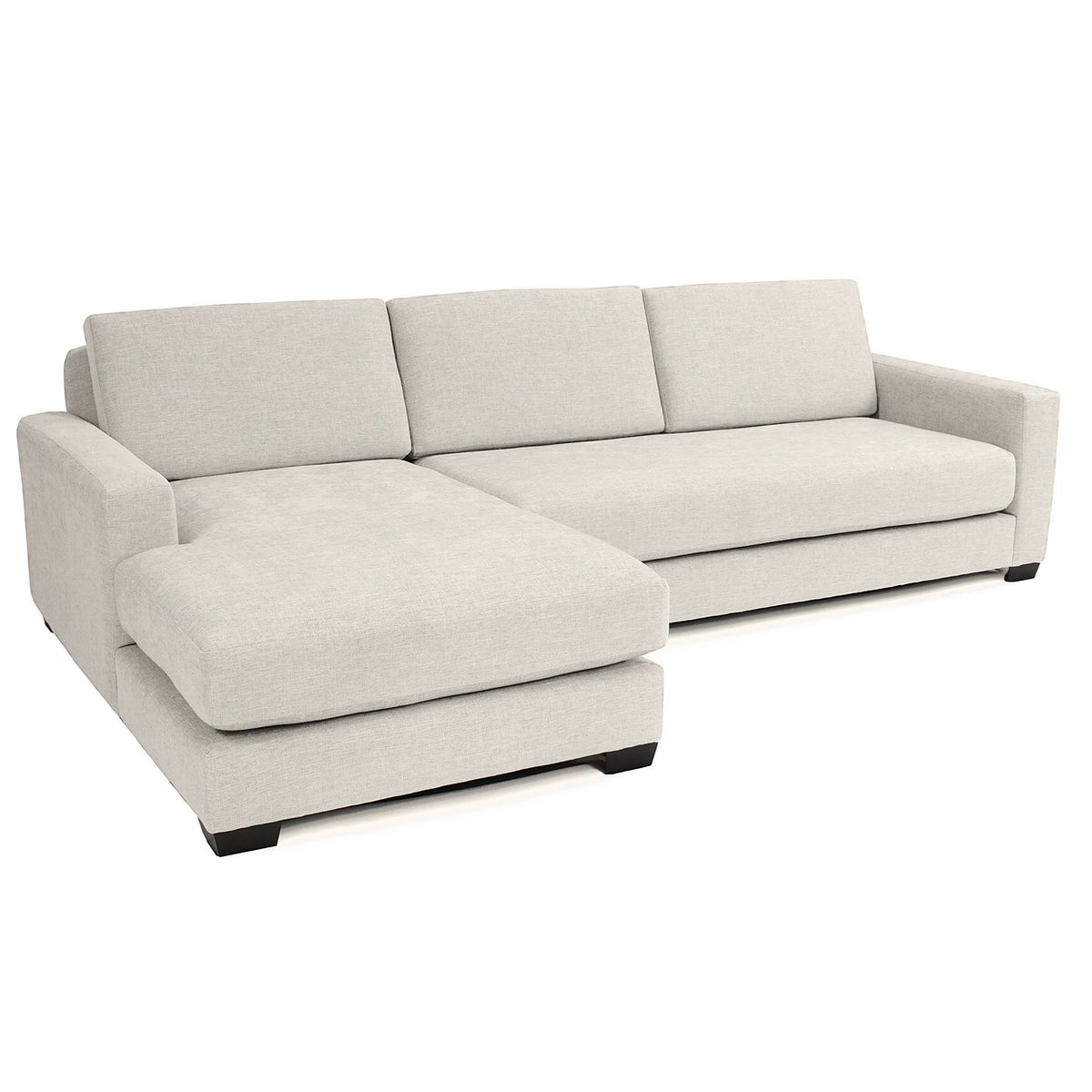 Canapé d'angle Mesa avec chaise longue à gauche - Tissu