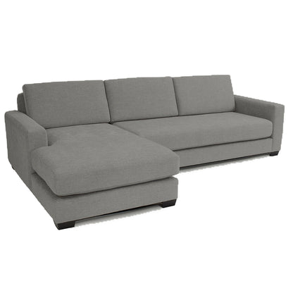 Canapé d'angle Mesa avec chaise longue à gauche - Tissu