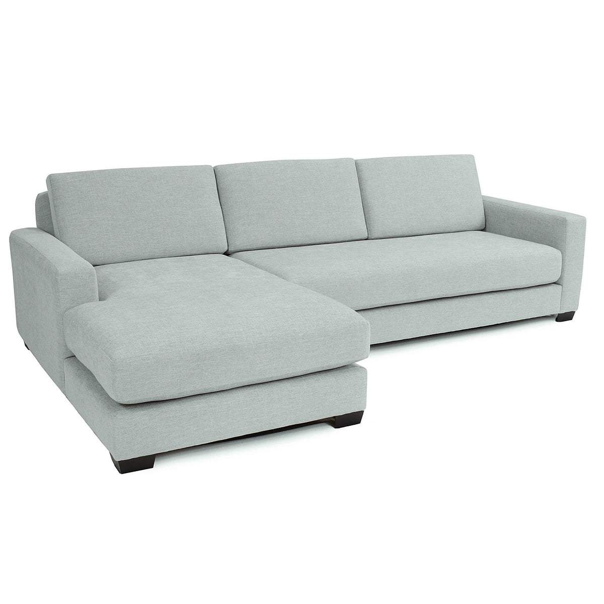 Canapé d'angle Mesa avec chaise longue à gauche - Tissu