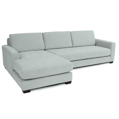 Canapé d'angle Mesa avec chaise longue à gauche - Tissu
