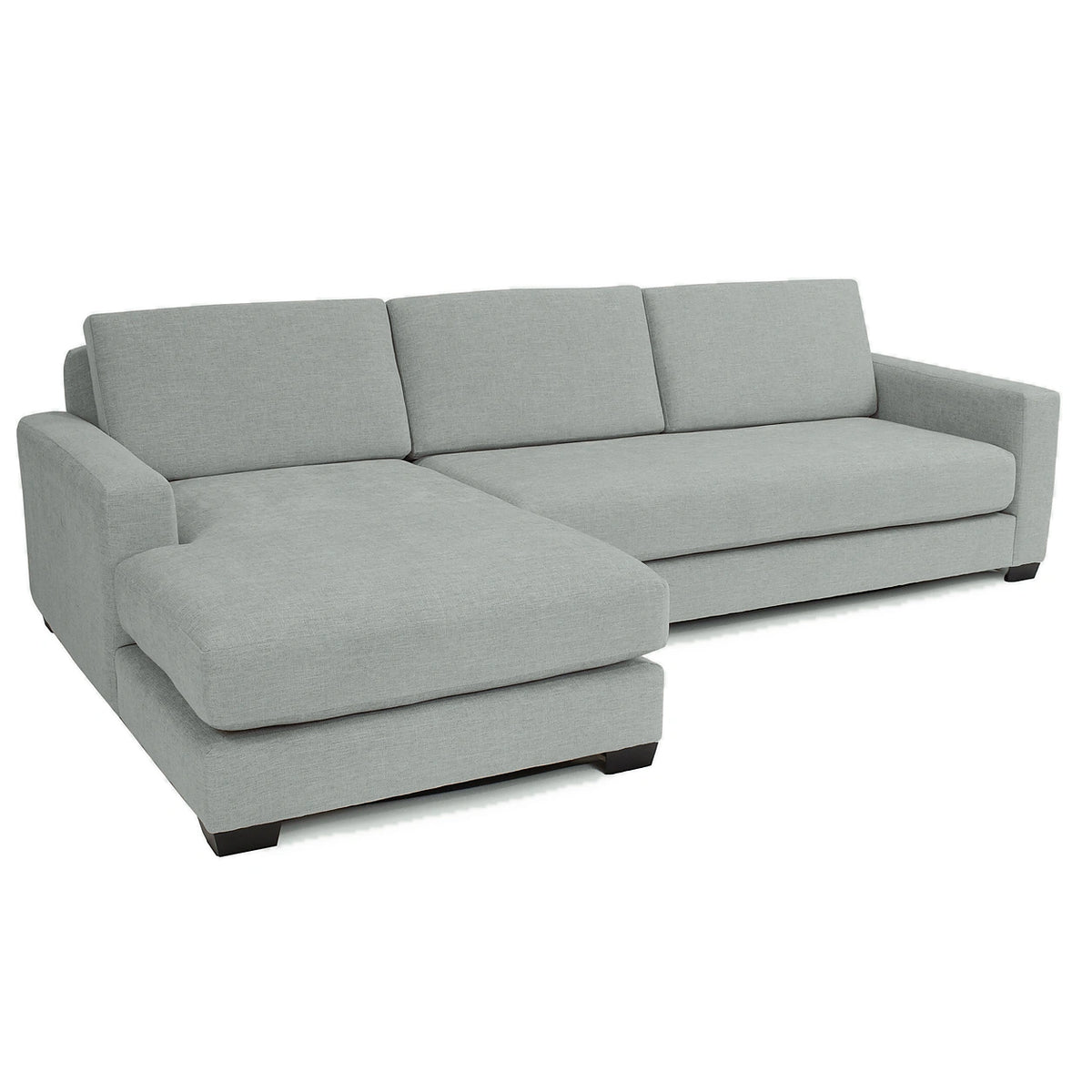 Canapé d'angle Mesa avec chaise longue à gauche - Tissu