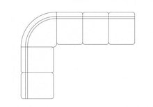 6 piece corner sectional