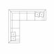 7 seater corner sectional