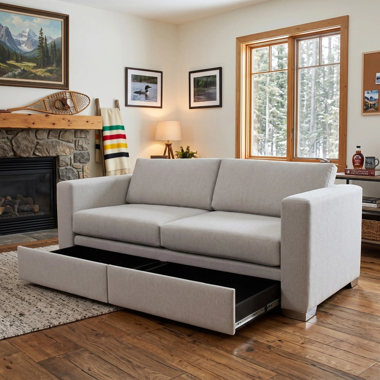 Silo Sofa with Storage - Fabric