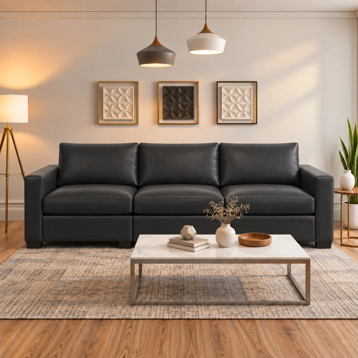 Nook (Modulable avec rangement) - Cuir