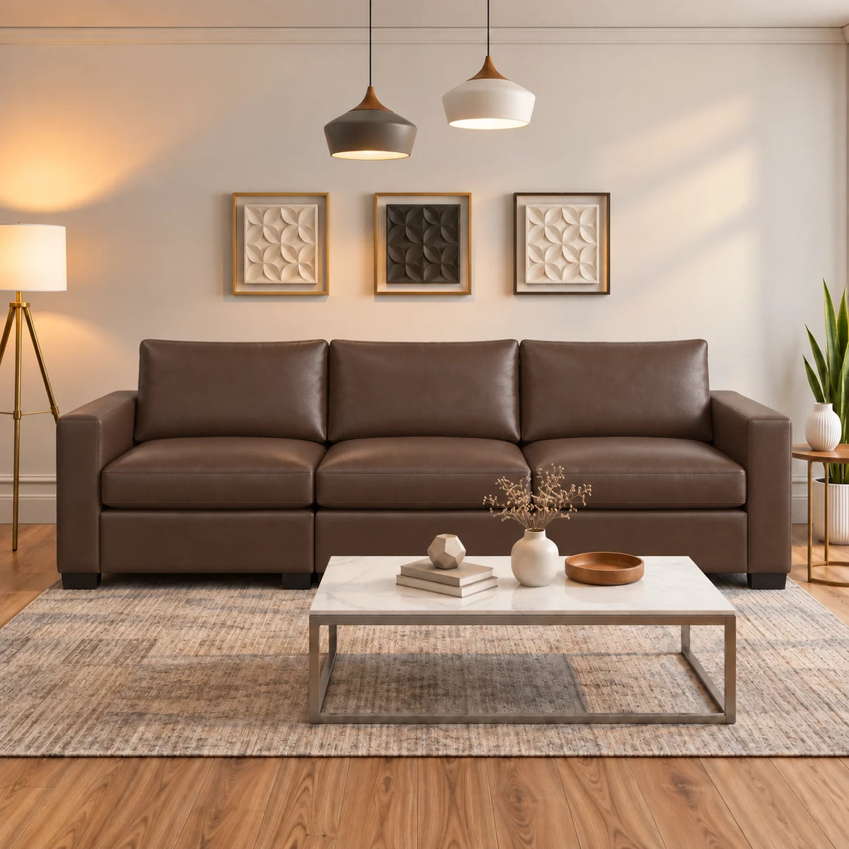 Nook (Modulable avec rangement) - Cuir