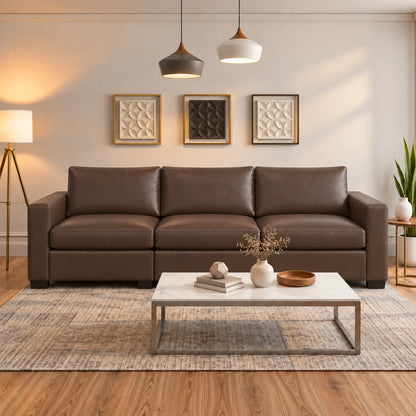 Nook (Modulable avec rangement) - Cuir
