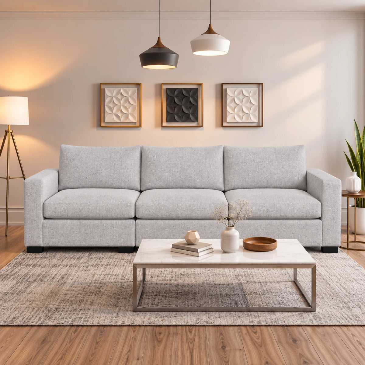 Nook (Modulaire avec rangement) - Tissu