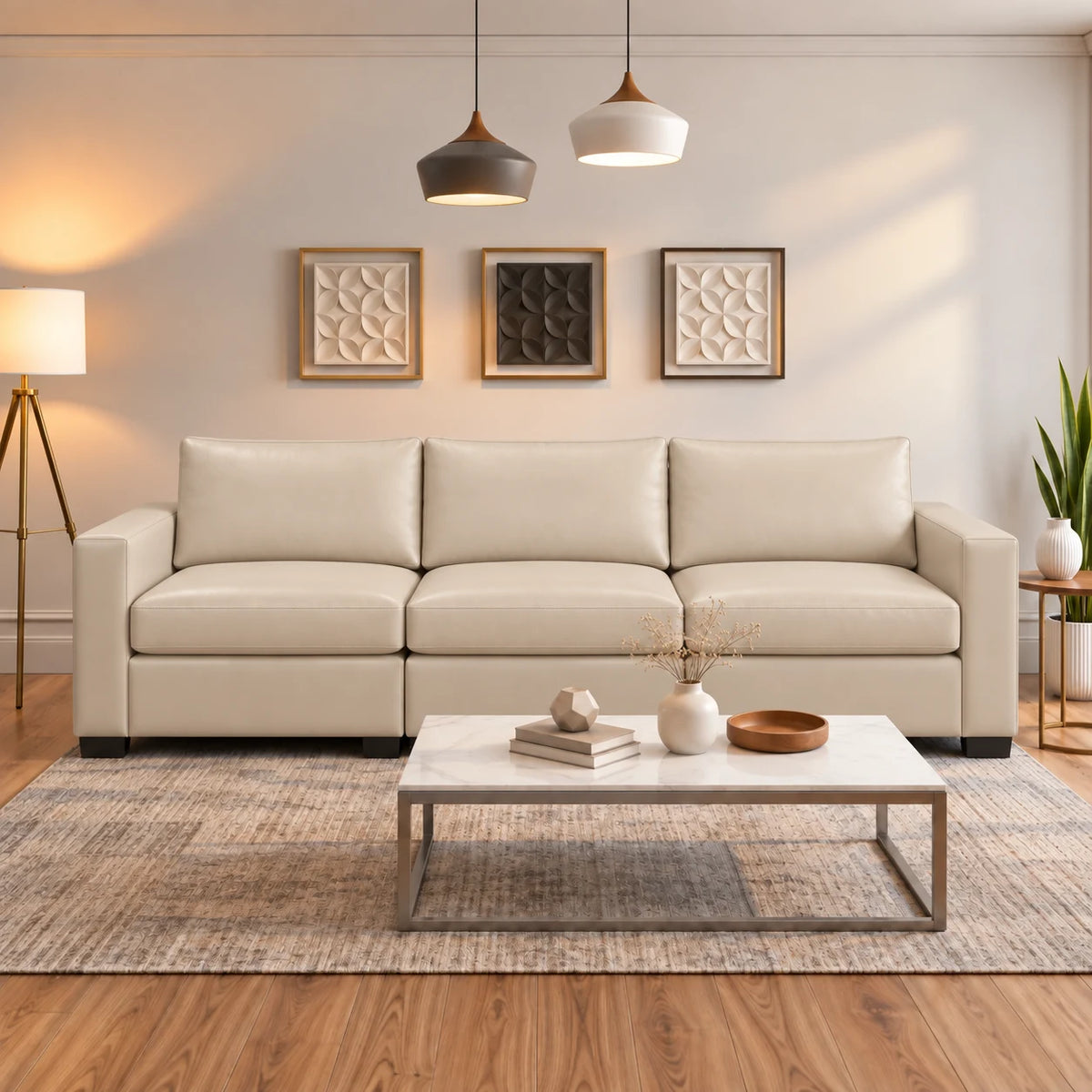 Nook (Modulable avec rangement) - Cuir