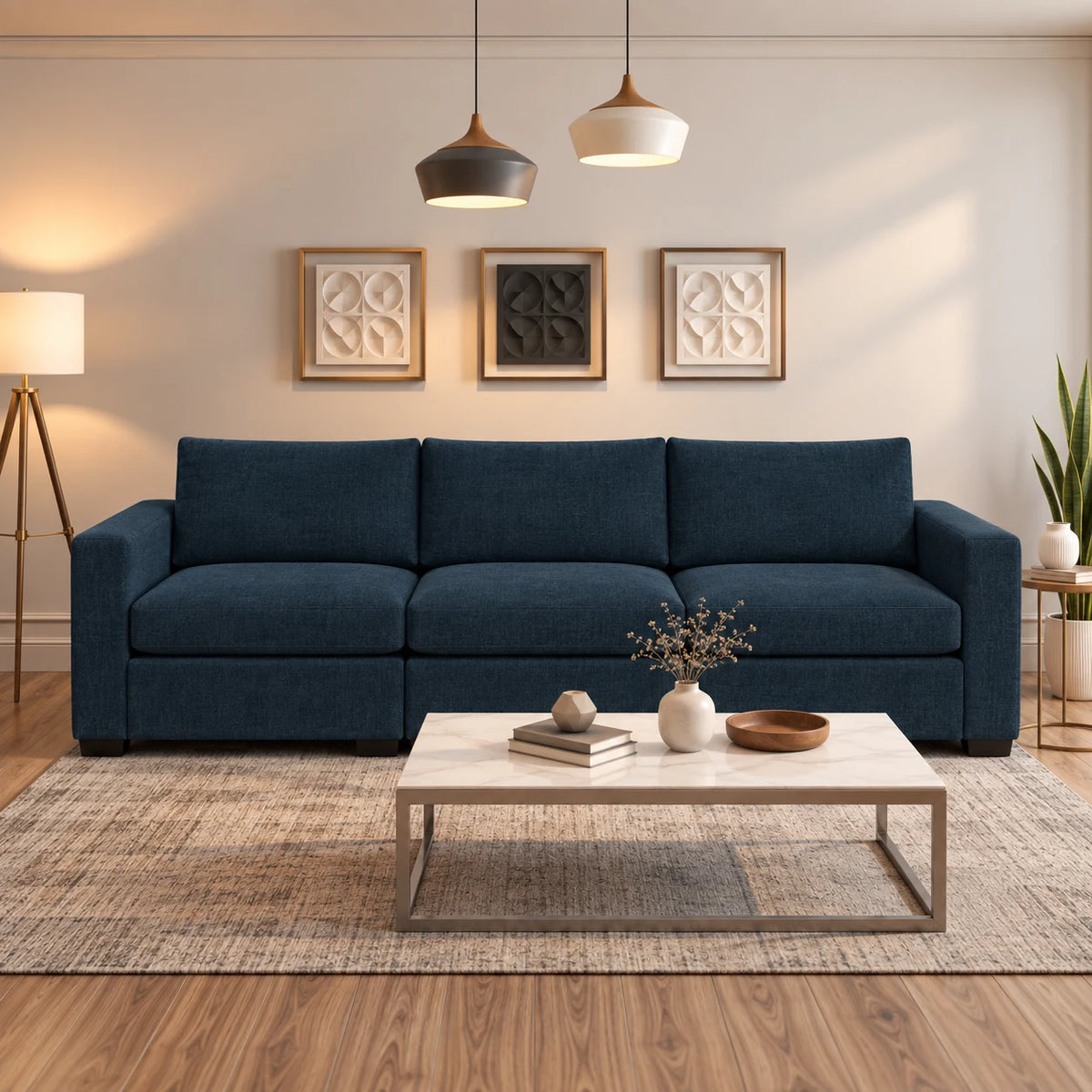 Nook (Modulaire avec rangement) - Tissu