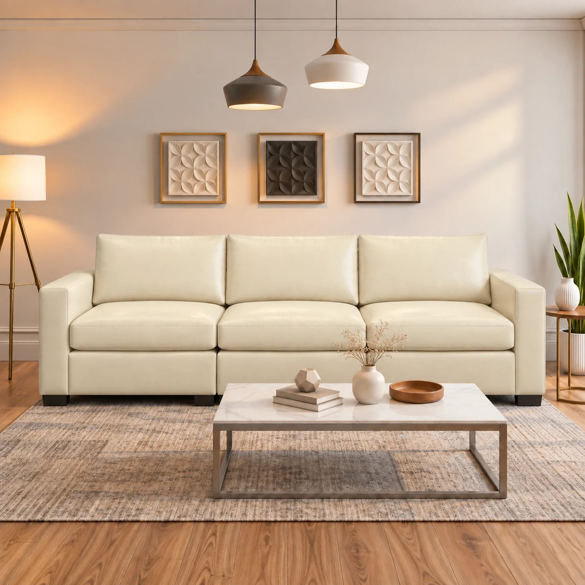Nook (Modulable avec rangement) - Cuir